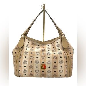 MCM Beige Shoulder Bag (01)
